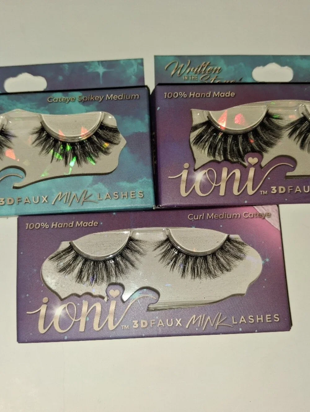 Ioni Written in the Stars 3D Faux Mink Lashes Bundle, 3 Pairs